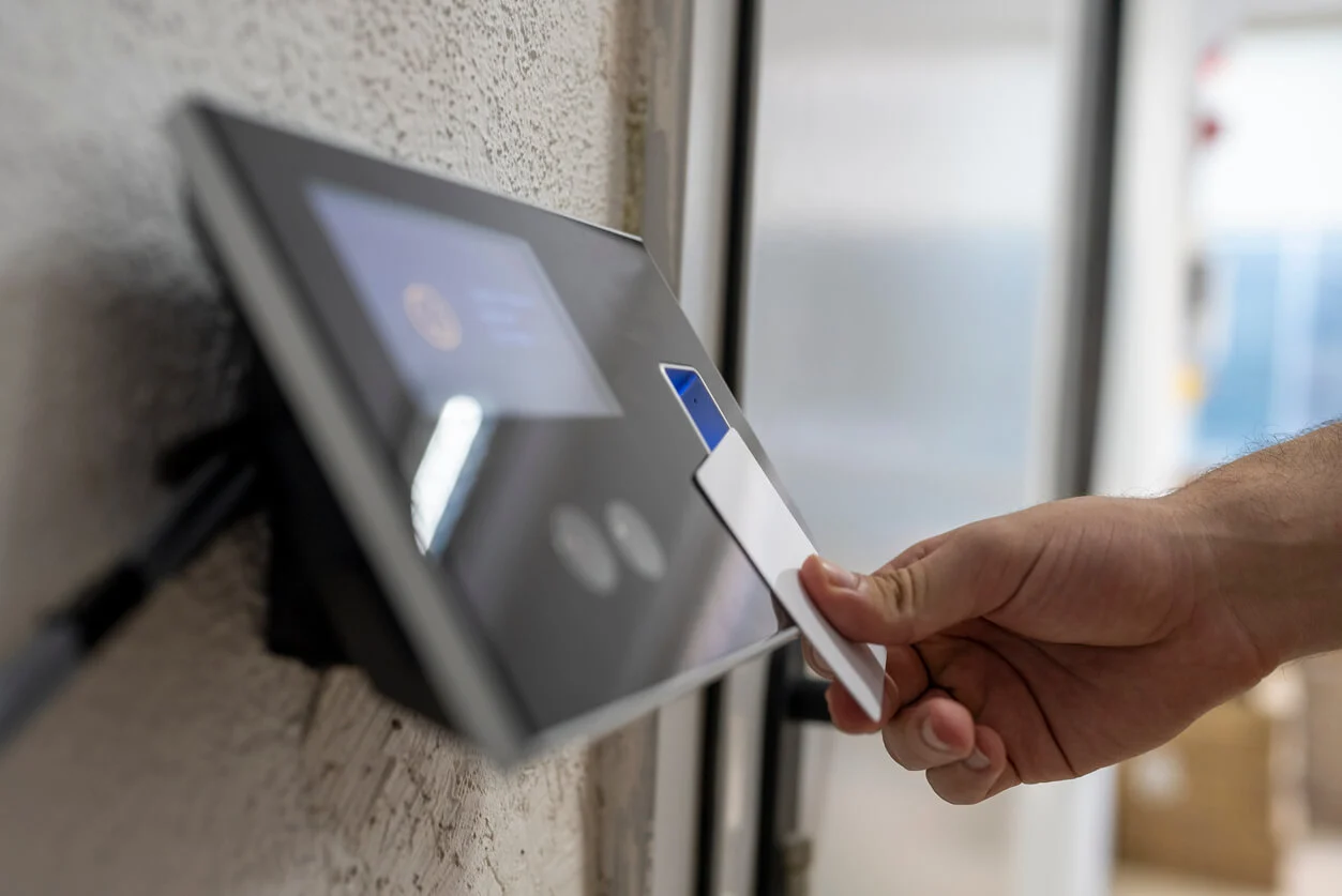 Contactless card access system